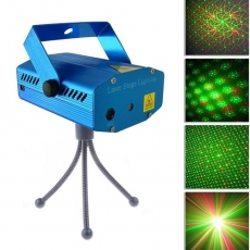 Proiector laser cu trepied Minilaser Stage, activare la sunet